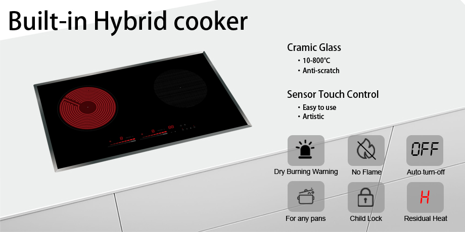 Built in Hybrid Hob