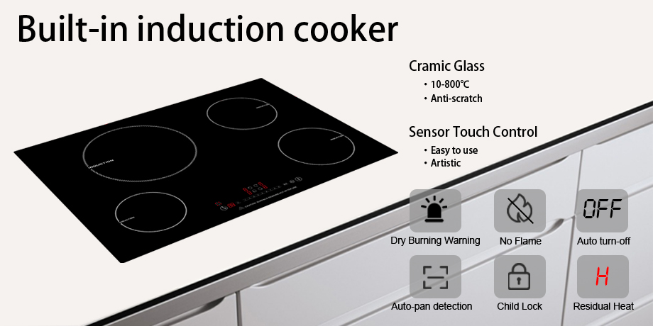 Drop-in EMC Induction Cooker
