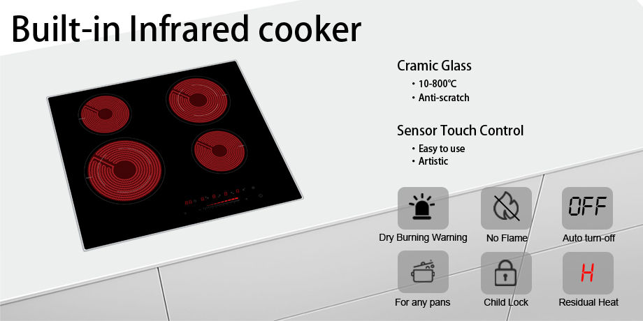 Ceramic Hob 4 Burner