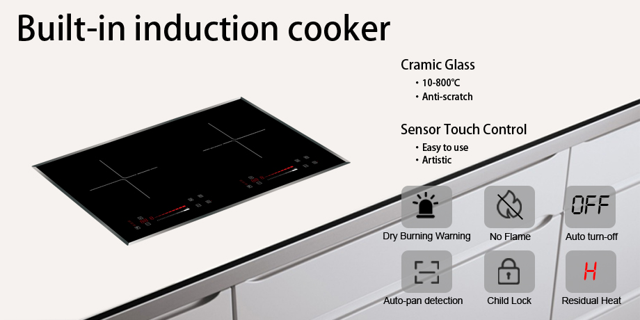 Built in 2 Plate Induction Hob