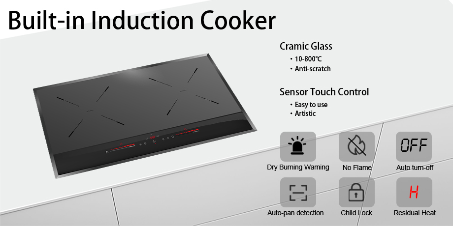 Half Bridge Inverter Induction Cooktop