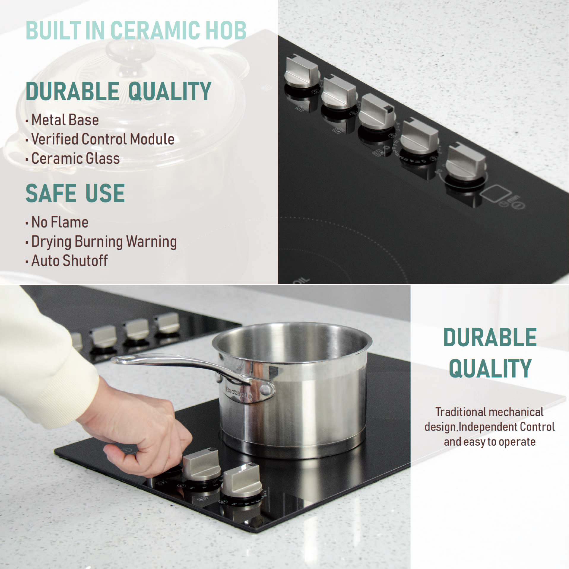 30 Inch Electric Radiant Cooktop