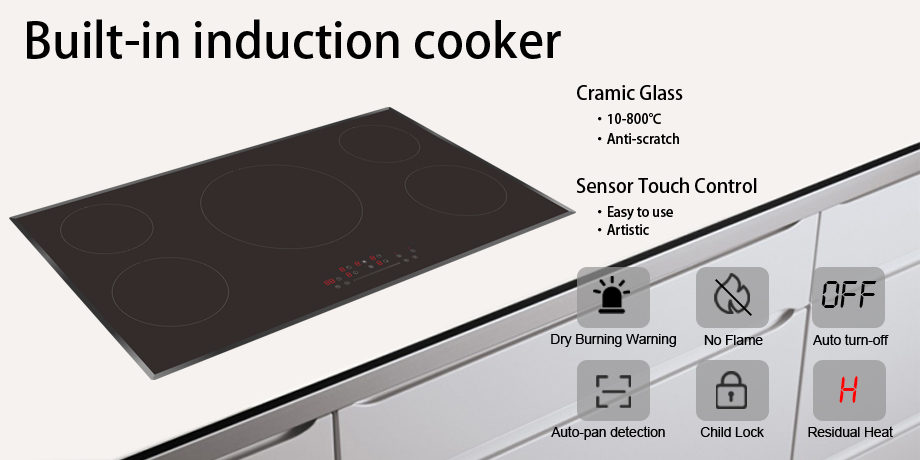 Induction Burner in 90cm